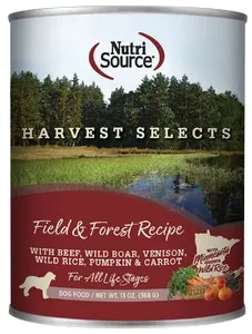 12/13oz Nutrisource Harvest Selects Field & Forest Canned Dog - Health/First Aid